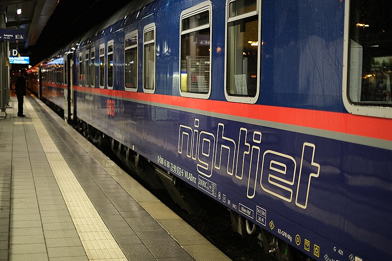 Компания ÖBB запускает новый ночной поезд Брюссель-Берлин